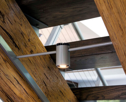 Light Fixture under Stair